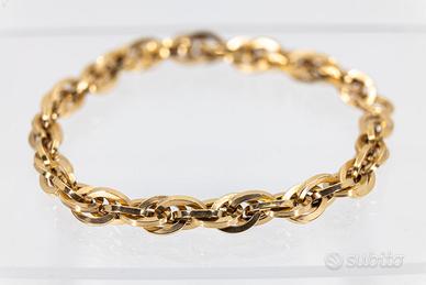 Bracciale Catena Oro Giallo 18K VINTAGE