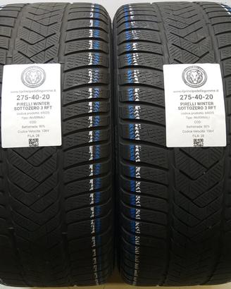 2 GOMME 275 40 20 PIRELLI A69035