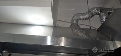 Cappa acciaio inox professionale 