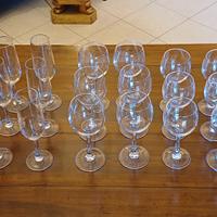 Servizio calici cristallo 18 pezzi