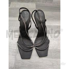 SANDALI CON TACCO MAX MARA FASCE STRASS