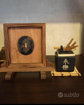 Tsuba giapponese samurai 