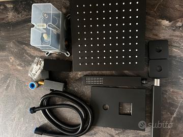 Set Doccia da incasso nero opaco (NUOVO)