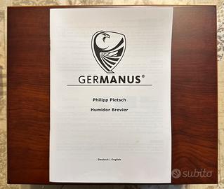 Humidor Germanus Brevier cedro + igrometro