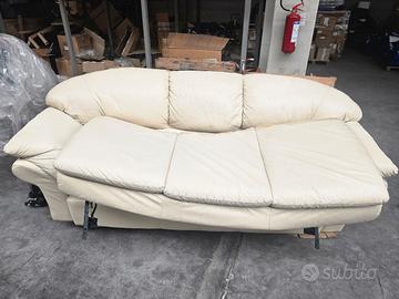 Divano letto in pelle 