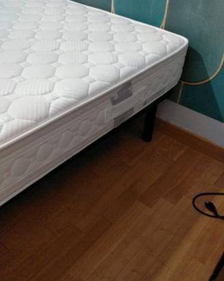 Rete + materasso + cuscini