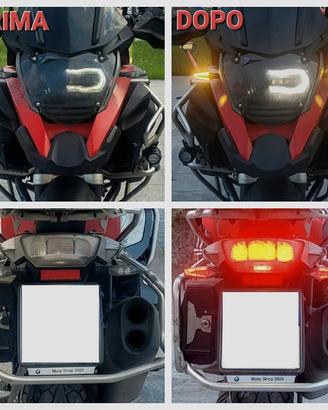 Kit 4 Frecce BMW-Ant sempre accese, Post con stop