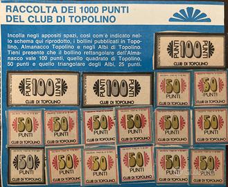 Club di Topolino, Scheda completa 1000 punti, 1969
