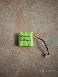 Batteria ricaricabile NiMH da 3,6 T427, 300 mAh D4