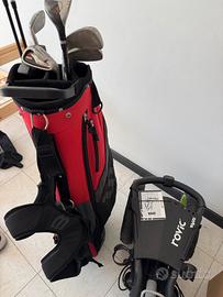 Set da golf Wilson + carrello + circa 200 palline