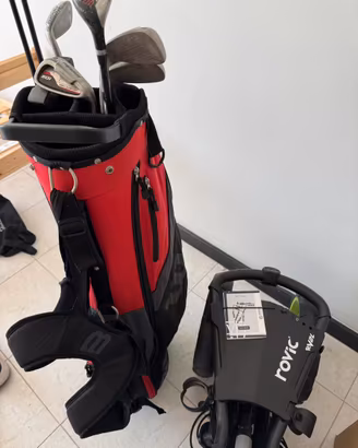 Set da golf Wilson + carrello + circa 200 palline