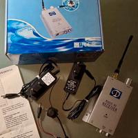 Telecamera wireless colore audio occultato BOTTONE