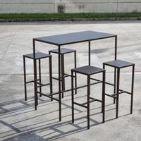 SET TAVOLO SGABELLI ESTERNO INTERNO BAR PIZZERIA