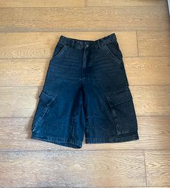 Pull&Bear STWD Jorts Baggy Neri W30 EU 38