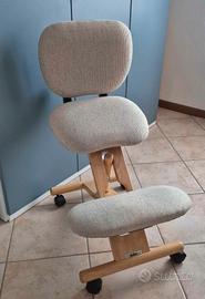 sedia ergonomica cinius con schienale