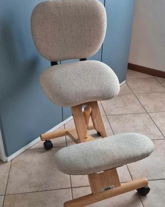 sedia ergonomica cinius con schienale