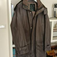 Cappotto da uomo lungo, marrone, taglia 50