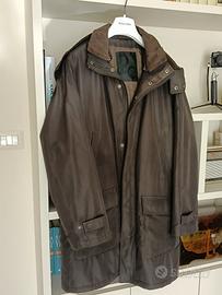 Cappotto da uomo lungo, marrone, taglia 50