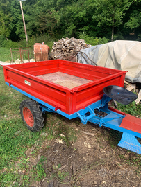 Carrello agricolo per motozappa Benassi
