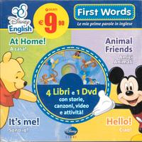 Disney English - First Words (4 Libri e 1 DVD)