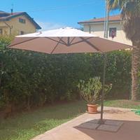 Ombrellone da giardino L 286 x 286 cm