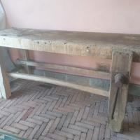 Antico banco da falegname 