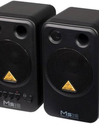 casse amplificate  Behringer  MS16  Dj Karaoke 