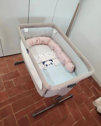 Culla Chicco con materasso, cinghie e biancheria