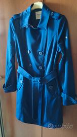 trench bluette nuovo con cartellino
