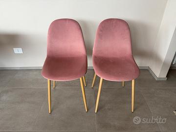 Coppia di sedie velluto Sklum nuove!