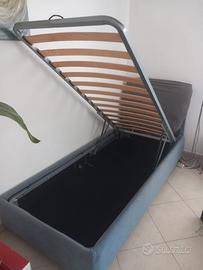 Letto con contenitore