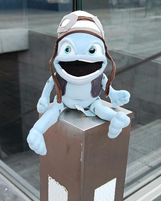 peluche rana pazza Crazy frog anni 90 2000 vintage