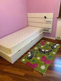 Letto singolo e testiera Nordli Ikea