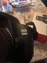 Canon eos 1200d kit con un obbiettivo