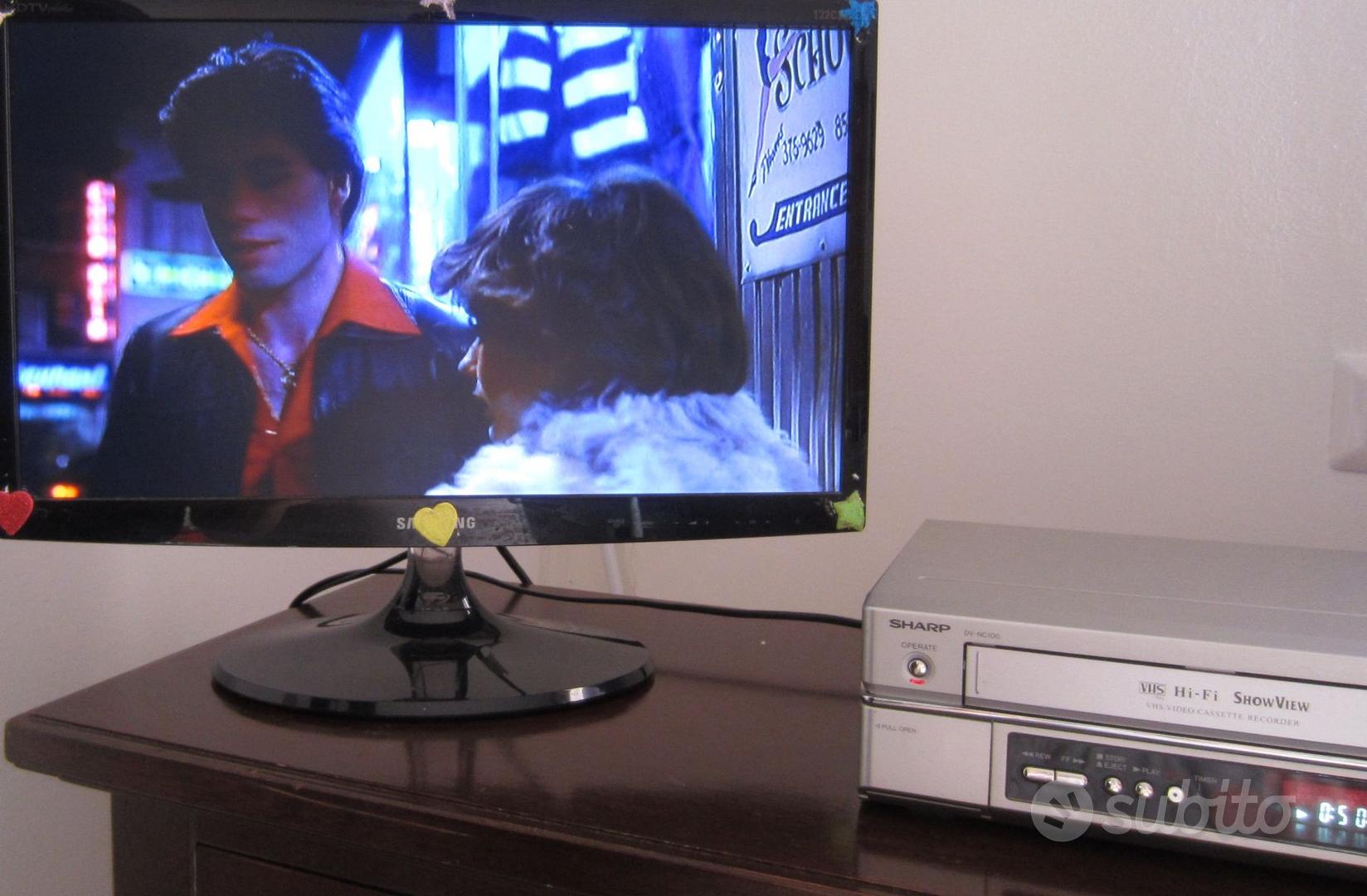 SHARP DV-NC100 LETTORE VHS/DVD PERFETTO! - Audio/Video In vendita a Bari