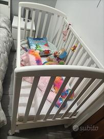 Lettino neonato con materasso - Tutto per i bambini In vendita a
