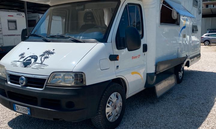 Camper mansardato ducato 2.8 jtd riviera Gt 7 post