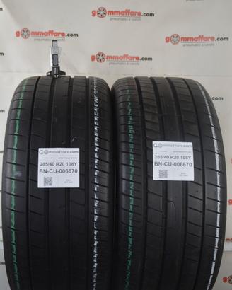 2 Pneumatici 285/40 R20 Dunlop Sportmaxx Rt2 Mo