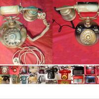 Telefoni vintage in pietra onice, e altri telefoni