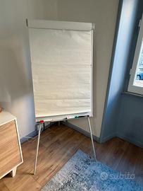 Lavagna con cavalletto magnetica + blocco fogli