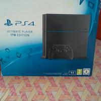 ps4 ultimate player 1tb  + 4 giochi 