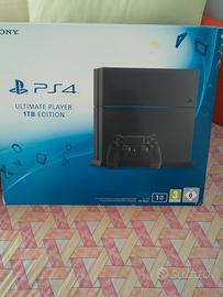 ps4 ultimate player 1tb  + 4 giochi 