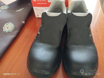 Scarpe cuoco antinfortunistiche n.47