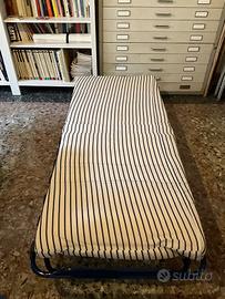 Letto Brandina Pieghevole a Doghe con Materasso IK