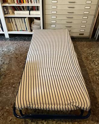 Letto Brandina Pieghevole a Doghe con Materasso IK