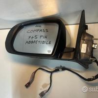 Specchietto retrovisore jeep compass dx sx 12 pin