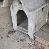 Cuccia cane in cemento