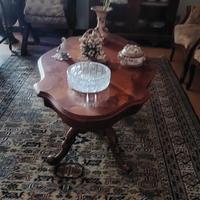 Tavolino vintage in radica, da salotto