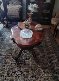 Tavolino vintage in radica, da salotto