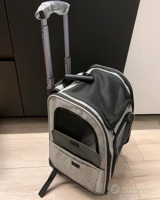 Trasportino Tefola nuovo trolley cani gatti 15kg